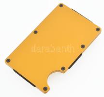 Bankkártya és igazolványtartó pénzcsipesszel, jó állapotban