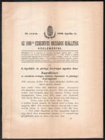 1896 Az 1896-iki ezredéves országos kiállítás közleményei. 1110-1150 p.