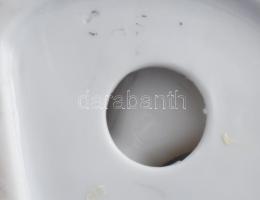 Kőműves férfi. Szocreál kerámia figura, jelzés nélkül, hibátlan, m: 14,5 m