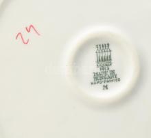 Zsolnay porcelán kacsapár. Terv.: Sinkó András. Kézzel festett, jelzett, hibátlan, m: 17 cm