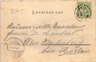 1906 Morvaszentjános, Szentjános, Moravsky Svaty Ján; Hohenlohe herceg kastélya. Wiesner Alfred kiad...