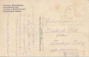 Kolta, Koltha, Koltovjec; Szambathely lak, kastély. Fogyasztási szövetkezet kiadása. Foto Brünner / ...