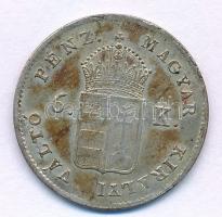 1849NB 6kr Ag T:XF,VF patina Adamo B3