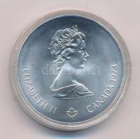 Kanada 1973. 5D Ag "Montreali Olimpia - Kingston vitorlás" T:BU Canada 1973. 5 Dollars Ag ...