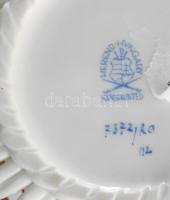 Herend rothschild mintás fonott anyagú kínáló. Jelzett, hibátlan, d: 11,5 cm, m: 4,5 cm