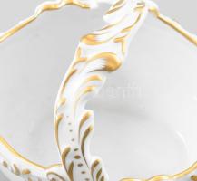 Herend rothschild mintás kosár alakú kínáló. Jelzett, hibátlan, 11x9x8,5 cm