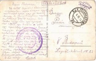 1916 Gebet vor der Schlacht / Ima az ütközet előtt / WWI Austro-Hungarian K.u.K. military art postca...