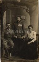 WWI Austro-Hungarian K.u.K. military, group of soldiers. photo, Osztrák-magyar katonák csoportja