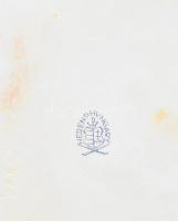 Herend Viktória mintás hamuzó. Jelzett, kopással, d: 15 cm