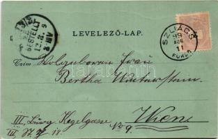 1899 (Vorläufer) Szliács, Sliac; látkép. Kerekes Miklós kiadása / general view, spa (EK)
