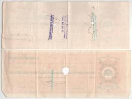 ~1939-1941. 12db-os váltó tétel, mind kitöltött, néhány darabon illetékbélyeg vagy lyukasztásos érvé...