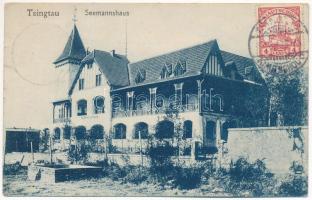 1912 Qingdao, Tsingtao, Tsingtau, Kiautschou Bay concession; Seemannshaus / mariners' house