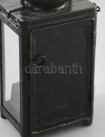 Antik vasutas kalauzlámpa. Üvegezett, jó állapotban, m: 36 cm