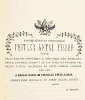 Karcsú Antal Arzén: Vácz város története I-IX. köt. [4 kötetben.] hn., [2018], nyn. Az 1880-1888-as ...