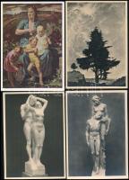München Haus der Deutschen Kunst - 49 db régi használatlan német művészeti képeslap a Náci korszakbó...