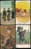 Constantinople, Istanbul; 23 pre-1945 postcards in mixed quality