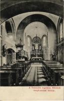 1918 Trencsén, Trencín; Irgalmas Nővérek temploma, belső / church, interior (EK)