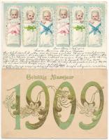 15 db RÉGI dombornyomott és litho üdvözlő képeslap vegyes minőségben / 15 pre-1945 embossed and lith...