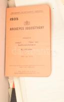 Vegyes, átnézni való papírrégiség tétel, nagy dobozban. Orvosi okmányok, érdekes igazolványok, reklá...