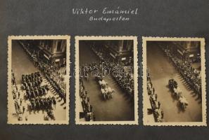 1936-1942 Viktor Emánuel Budapesten, erdélyi, kárpátaljai bevonulás, munkaszolgálatosok, budapesti é...
