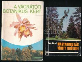 5 db könyv - Papp József: Magyarország védett területei; Barangolások a soproni erdőkben; A vácrátót...