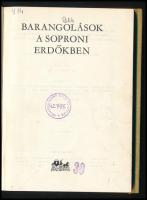 5 db könyv - Papp József: Magyarország védett területei; Barangolások a soproni erdőkben; A vácrátót...