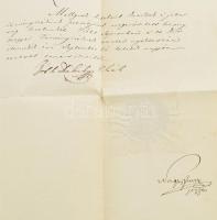 1850 Sopron vármegye törvényszéke által írt jegyzőkönyv, magyar és német nyelven, felzetes viaszpecs...