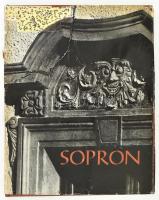 Csatkai Endre: Sopron. Bp., 1971, Képzőművészeti Alap. Kiadói egészvászon-kötés,jó állapotban. kiadói nagyon megviselt állapotban lévő papír védőborító. Megjelent 6200 példányban.