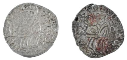 1489. Denár Ag "I. Mátyás" (2db: 0,60g és 0,64g) T:XF Hungary 1489. Denar Ag "Matthia...