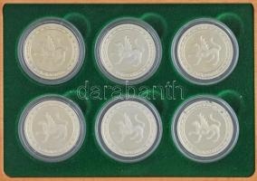 Oroszország / Tatárföld DN Tatárföld nevezetes építményeit ábrázoló, peremen jelzett Ag emlékérmek (...