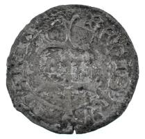 1463. Denár Ag "I. Mátyás" (0,59g) T:VF Hungary 1463. Denar Ag "Matthias I" (0,5...