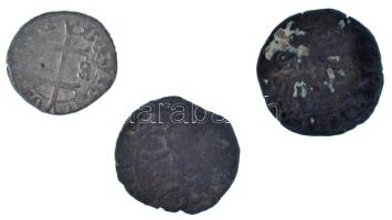 3db-os középkori Dénár tétel (össszsúly: 2,64g), közte 1462. Denár Ag "I. Mátyás" (0,82g) ...