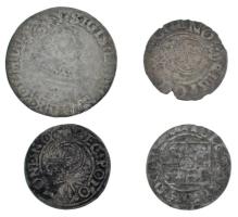 Lengyel Királyság 1623-1625. 1gr Ag (3x) + 1625. 6gr Ag "III. Zsigmond" T:VF,F patina
Pol...