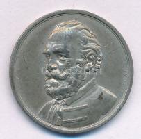 1860. Széchenyi István - 1860 április 8-án kétoldalas Sn halotti emlékérem (29mm) T:XF,VF