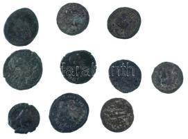 Római Birodalom 10db-os Follis érmetétel T:VF,F Roman Empire 10pcs Follis coin lot C:VF,F