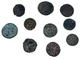 Római Birodalom 10db-os Follis érmetétel T:VF,F Roman Empire 10pcs Follis coin lot C:VF,F