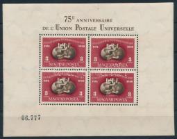 1950 UPU blokk (180.000) ( jelentéktelen ráncok / very light creases)