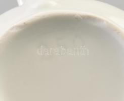 Antik német betegitató pohár. Jelzéssel (sorszám), alján kis kopással, h: 14 cm, m: 7 cm