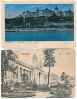 4 db RÉGI képeslap: Budapest és egy Gyulafehérvár / 4 pre-1945 postcards: Budapest and 1 Alba Iulia