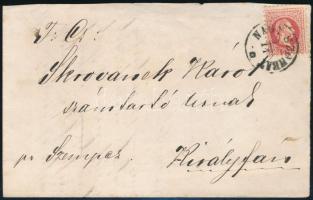 1870 5kr levélen NAGY-SZOMBATH