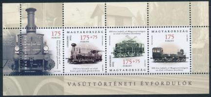 2023 Vasúttörténeti évfordulók blokk