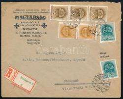 1941 MAGYARSÁG nyilas újság levele hátoldalán levélzáróval