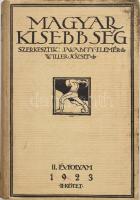 1925 Magyar kisebbség. Nemzetpolitikai szemle. II. évf. II. félév. Szerk. Jakabffy Elemér, Willer József, Sulyok István. Lugos, 1923, Husvéth és Hoffer, Kiadói félvászon-kötés kis kopással