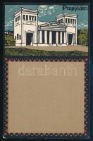 1908 Kézdi Kovács László (1864-1942) autográf sorai feleségének Münchenből Budapestre, litografált a...