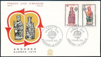 Andorra francia posta 1974