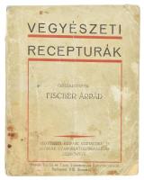 Fischer Árpád: Vegyészeti receptúrák. Vegyészeti kisipari, kozmetikai és aromák gyakorlati előírásainak zsebkönyve. Bp.-, (1939) Novák Rudolf. 157 + (8)p. Kiadói, kissé sérült papírkötésben. Ritka!