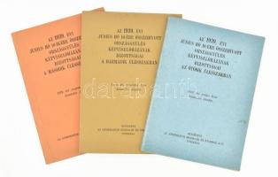 1939 Az 1919. évi június hó 10-ére összehívott országgyűlés képviselőházának bizottságai a második, harmadik, ötödik ülésszakban 3 db. 1939-43. hivatalos kiadás. papírkötésben