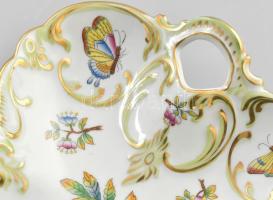 Herend viktória mintás kínáló. Jelzett, kis karccal, 17x15 cm