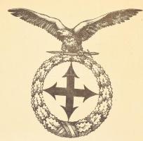 1944 A Magyar Nemzetiszocialista Párt nagy méretű propaganda plakátja 84x60 cm