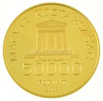 2009. 50.000Ft Au "Kazinczy Ferenc születésének 250. évfordulója" kapszulában, tanúsítvánn...